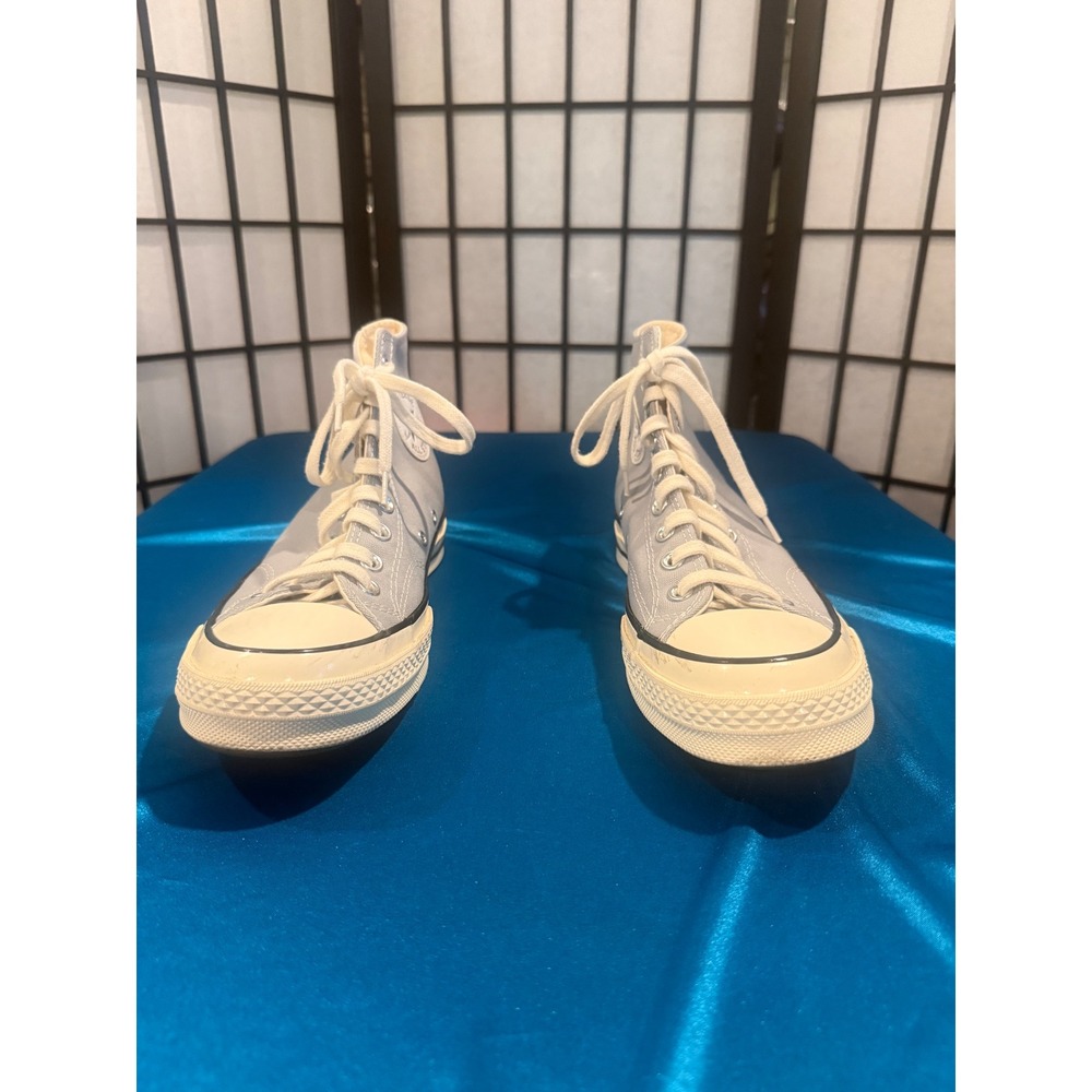 Converse Chuck 70 High Top Wolf Grey Canvas Sneakers 170552C Mens 7.5 Womens 9.5 - Picture 3 of 5